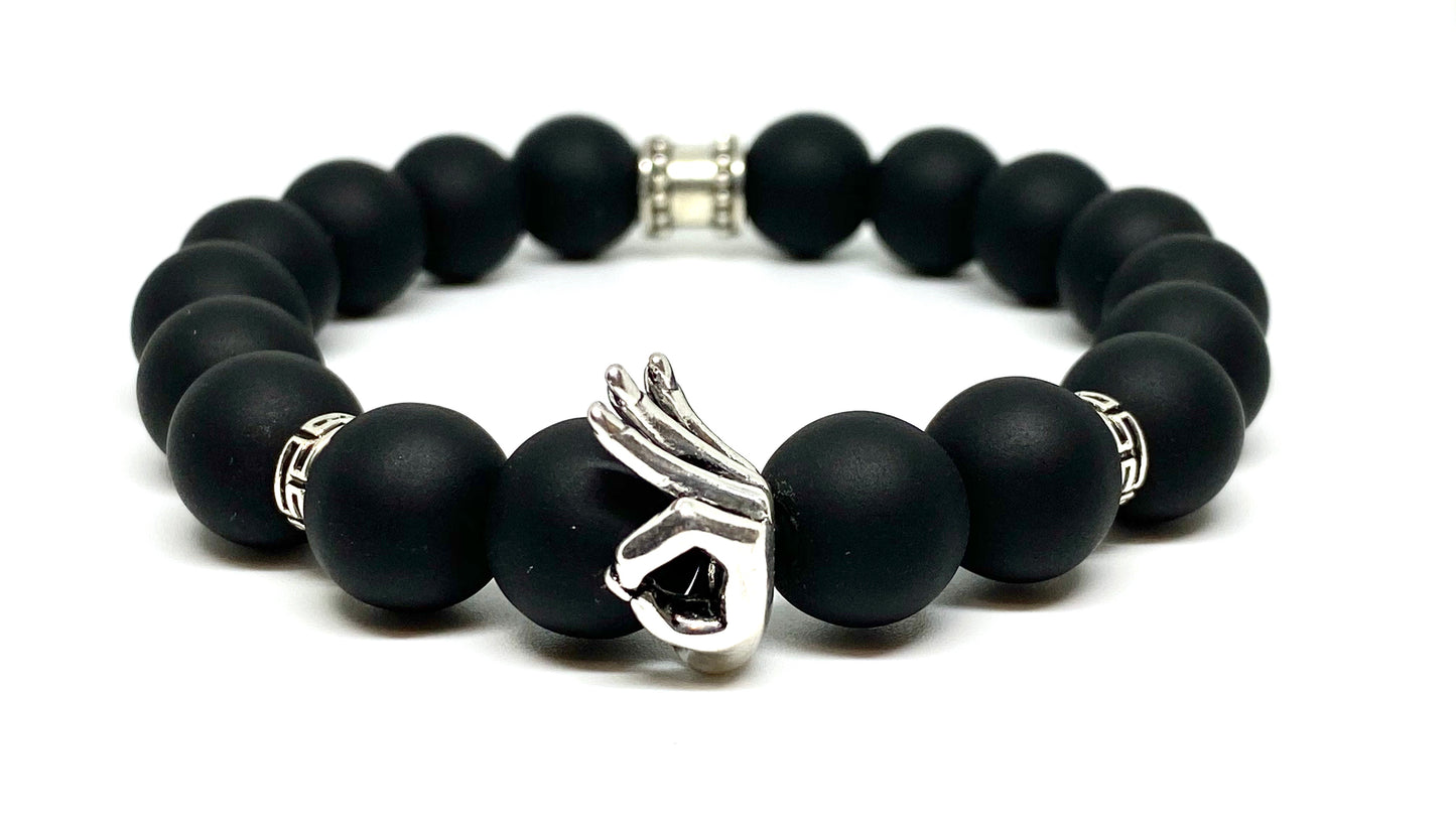 Kappa Themed Onyx Bracelet