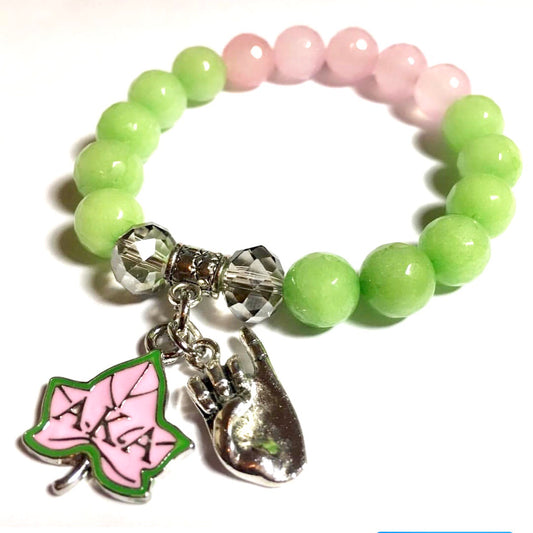 AKA Themed Bracelet - Lime