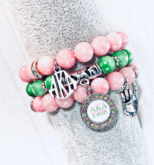 AKA Themed Bracelet Set