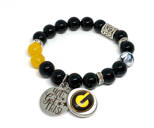 Grambling Themed Inspirational Spirit Bracelet