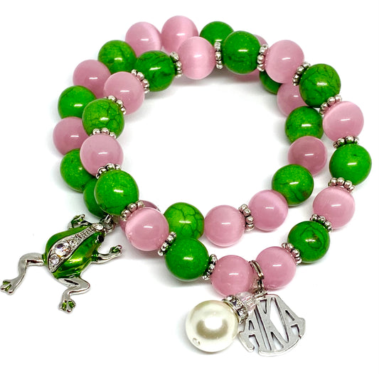 AKA Themed Bracelet Set - Frog
