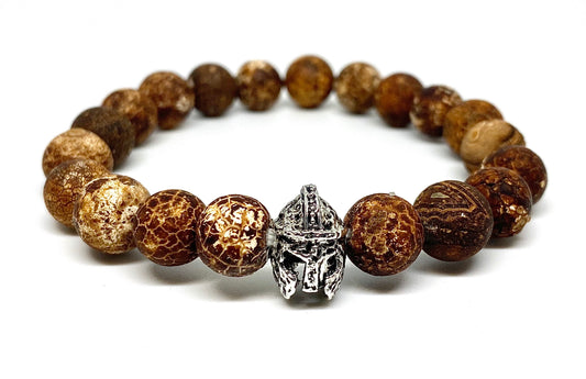 Brown Onyx Gladiator Bracelet