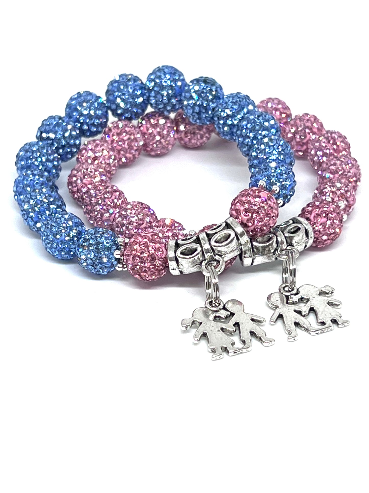 Jack and Jill Themed Bling Bracelet Set