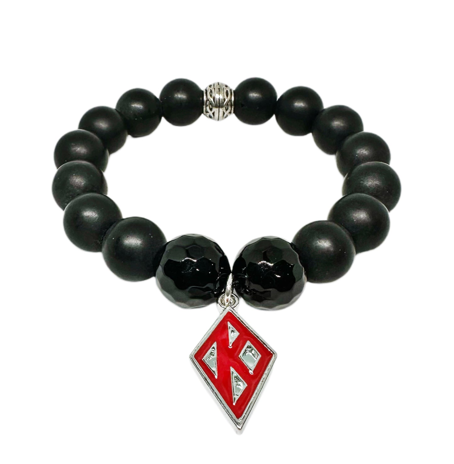 Charmed Kappa Themed Onyx Bracelet
