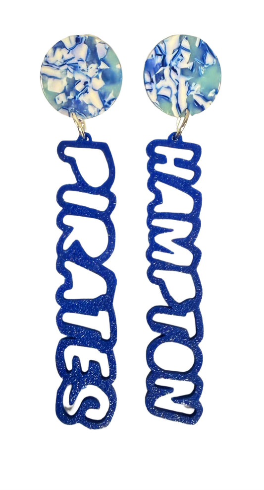 Hampton Pirates Earrings