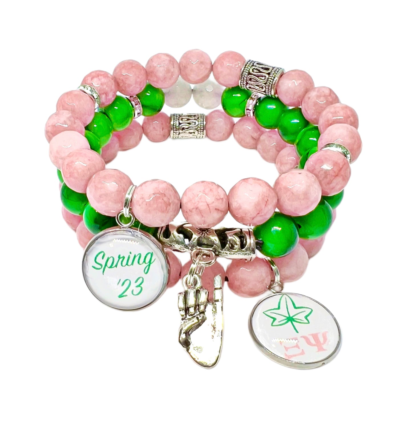 Customized AKA Themed Bracelet Set